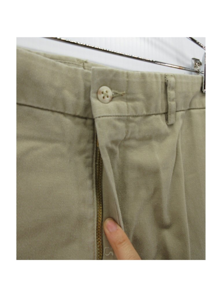 Vtg J Peterman Company Pants 40x34 Khaki Chino Wwii Military Usa New — image 2 of 8